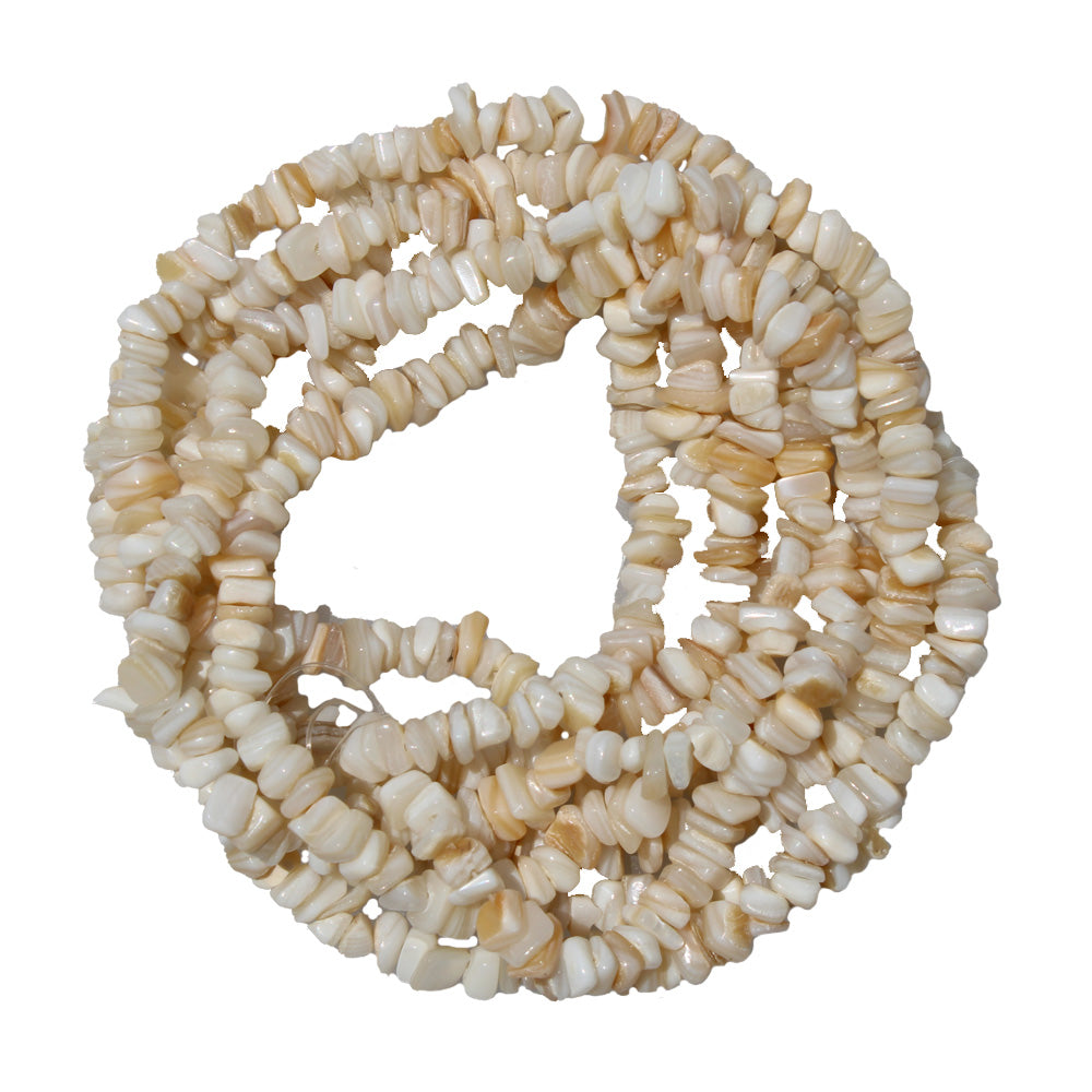 Shell Chips Strands Natural Shell Chip – Ro Sham Beaux